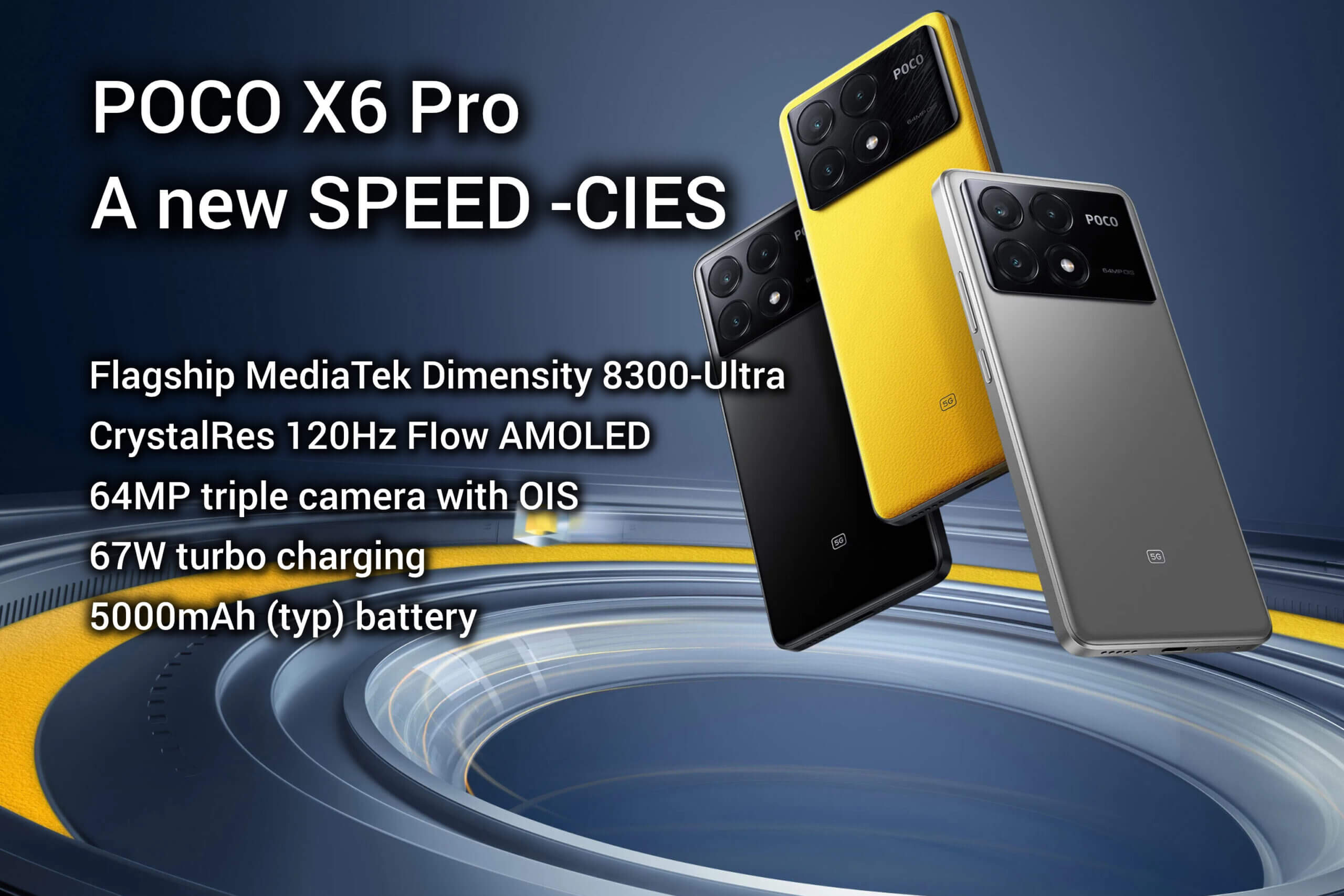 POCO X6 5G (12GB RAM+512GB ROM) Price ₹24,999 - New Gadgets India