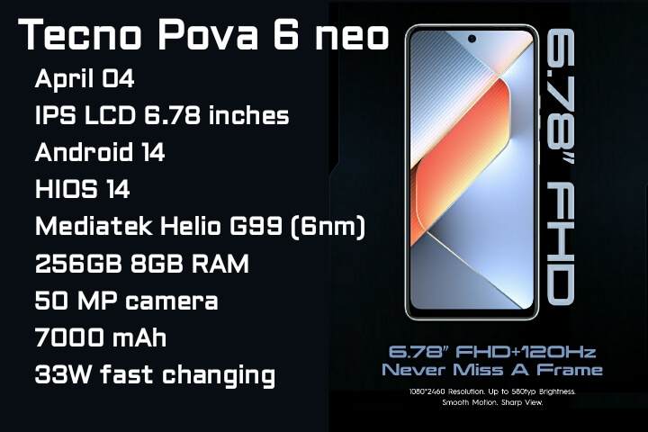 Tecno Pova 6 neo